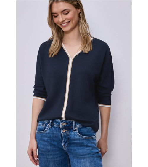 CAMISETA CON RIBETE A CONTRASTE STREET ONE