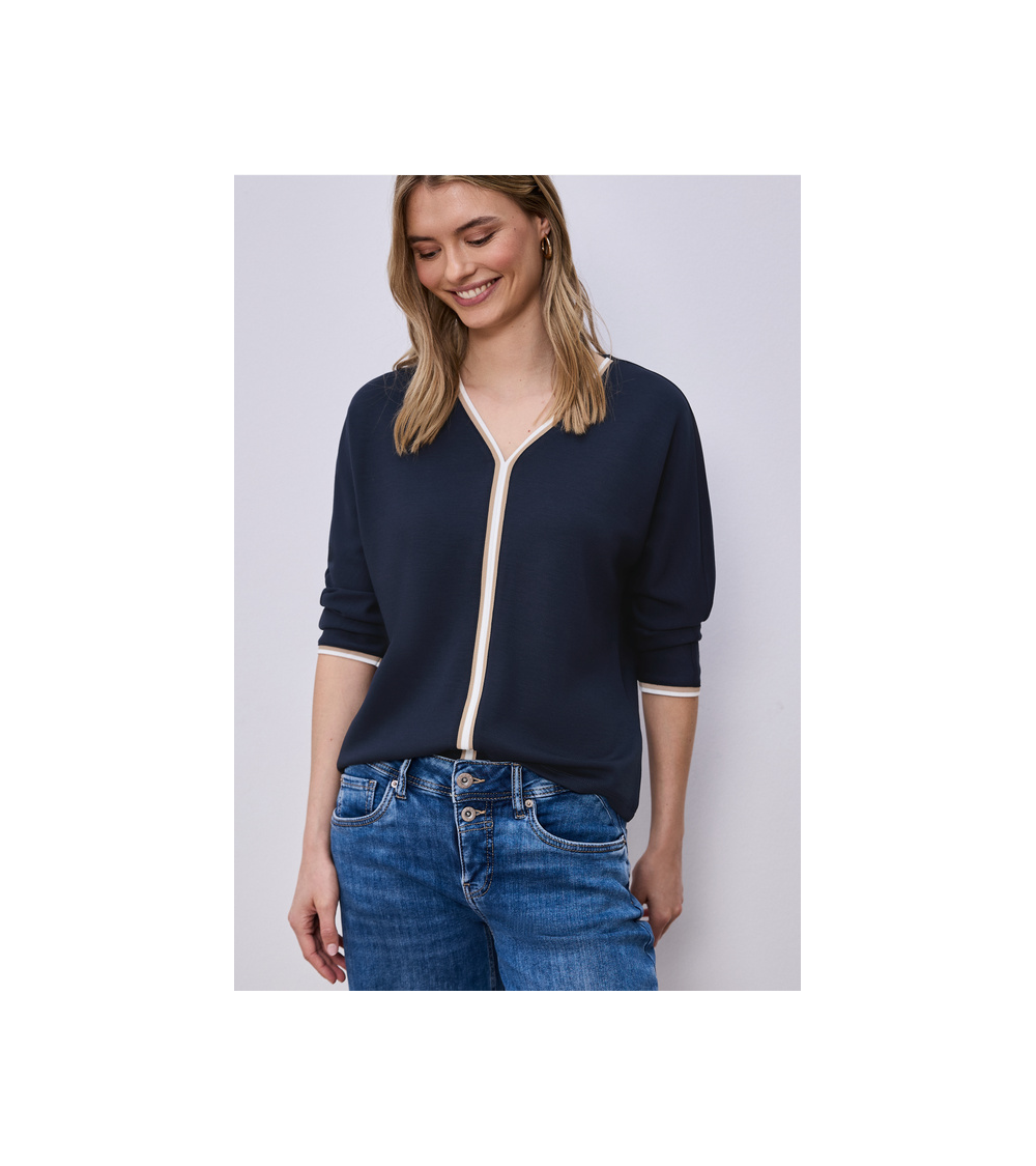 CAMISETA CON RIBETE A CONTRASTE STREET ONE