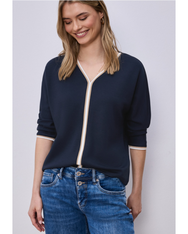 CAMISETA CON RIBETE A CONTRASTE STREET ONE