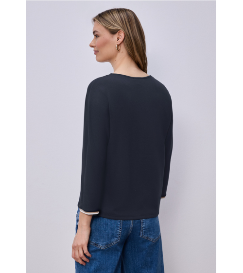 CAMISETA CON RIBETE A CONTRASTE STREET ONE
