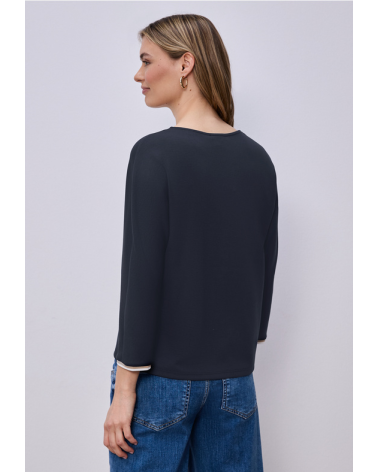 CAMISETA CON RIBETE A CONTRASTE STREET ONE