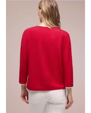 CAMISETA CON RIBETE A CONTRASTE STREET ONE