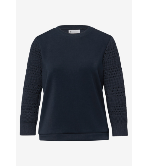 CAMISETA CON MANGAS DE PUNTO CALADO STREET ONE