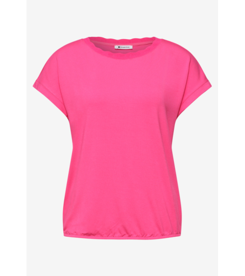 CAMISETA CON CUELLO DE PUNTO STREET ONE