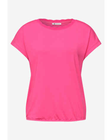 CAMISETA CON CUELLO DE PUNTO STREET ONE