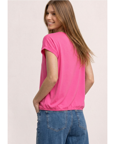 CAMISETA CON CUELLO DE PUNTO STREET ONE