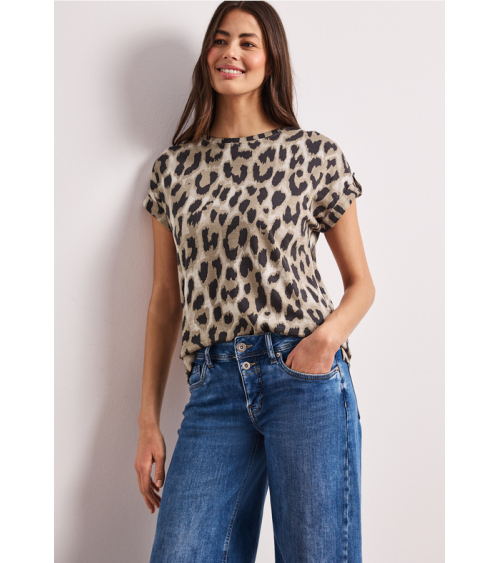 CAMISETA BÁSICA ANIMAL PRINT STREET ONE
