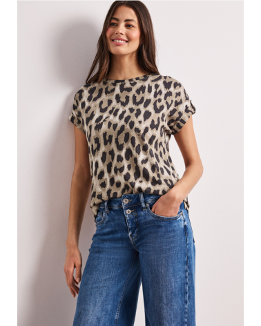 CAMISETA BÁSICA ANIMAL PRINT STREET ONE