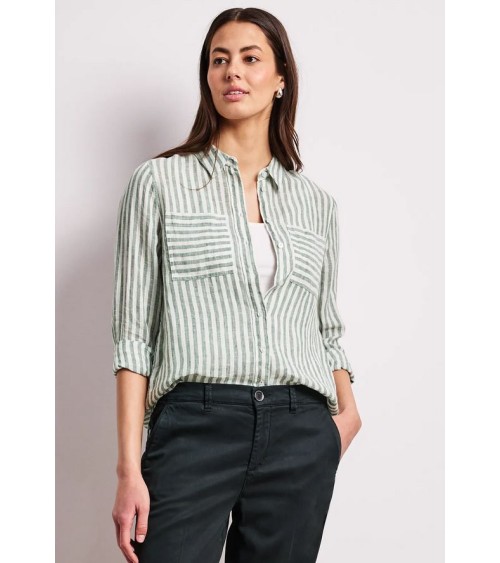 CAMISA A RAYAS DE LINO STREET ONE