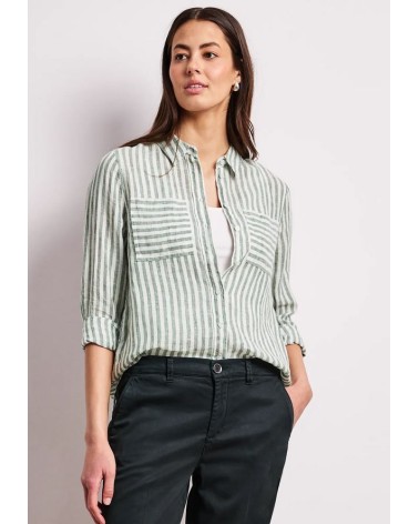 CAMISA A RAYAS DE LINO STREET ONE