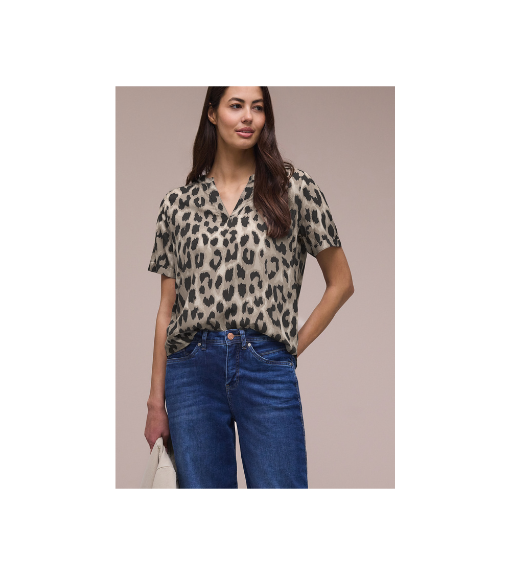 BLUSA ESTAMPADO ANIMAL PRINT STREET ONE