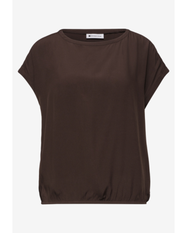 BLUSA LISA MARRÓN CHOCOLATE STREET ONE