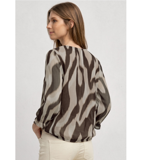 BLUSA ESTAMPADA GASA STREET ONE