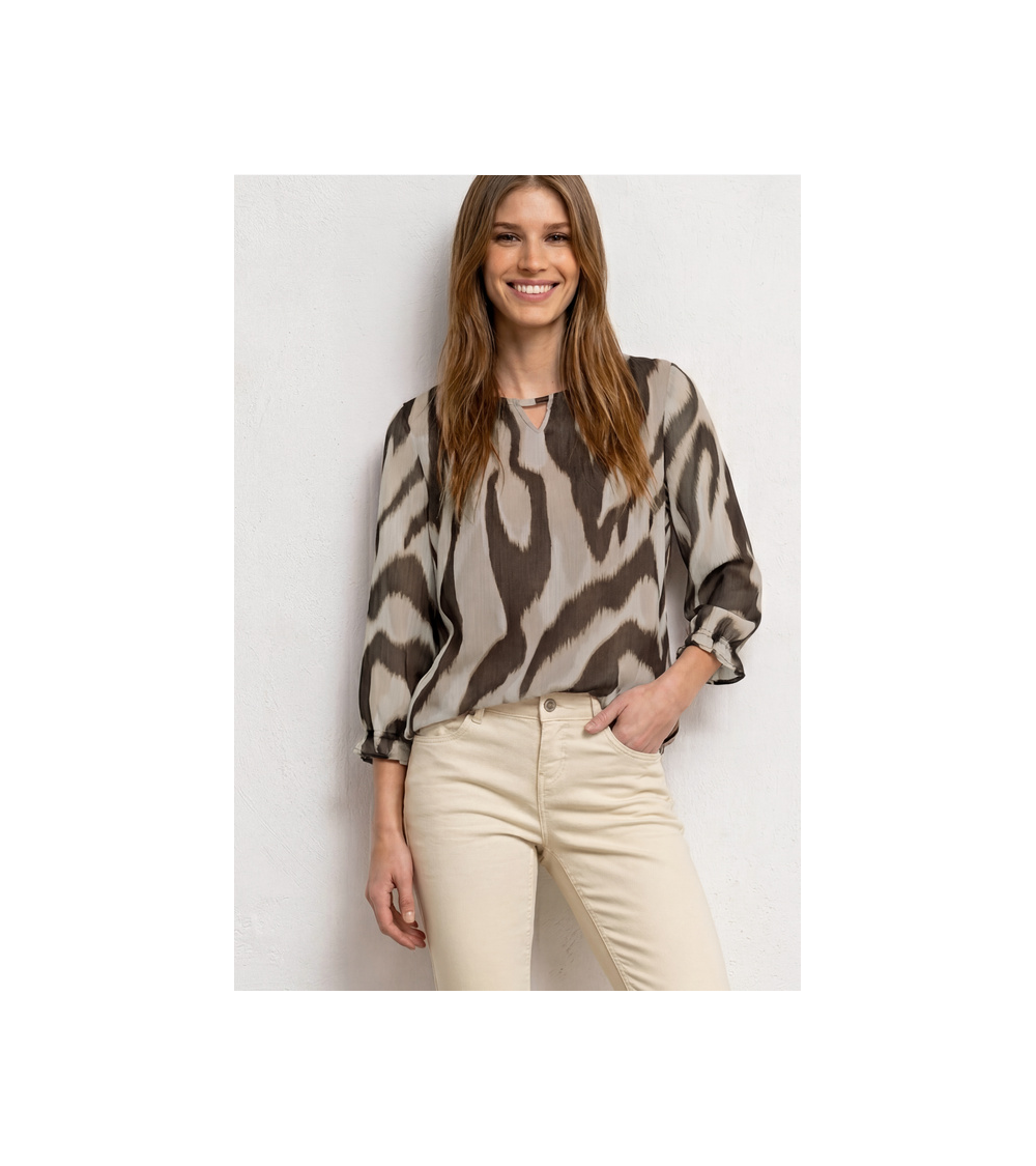 BLUSA ESTAMPADA GASA STREET ONE