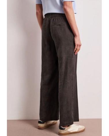 PANTALÓN DE LINO CON GOMA POR DETRÁS STREET ONE
