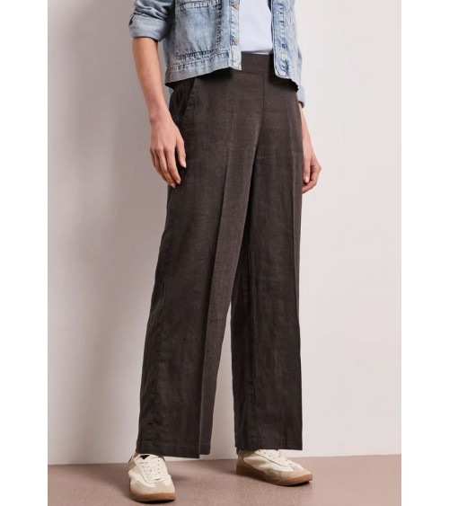 PANTALÓN DE LINO CON GOMA POR DETRÁS STREET ONE