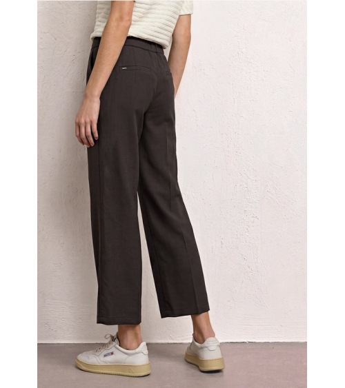 PANTALÓN CHINO ANCHO MARRÓN CHOCOLATE STREET ONE