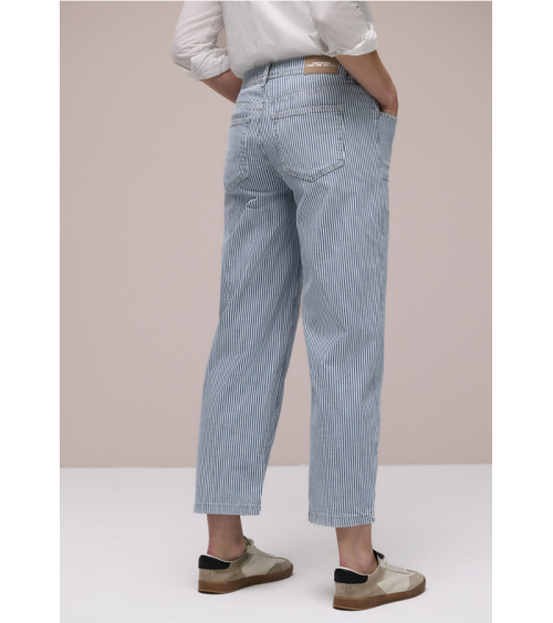 PANTALÓN DENIM DE RAYAS STREET ONE
