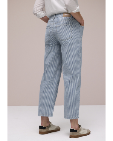 PANTALÓN DENIM DE RAYAS STREET ONE