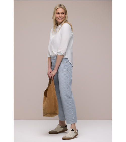 PANTALÓN DENIM DE RAYAS STREET ONE