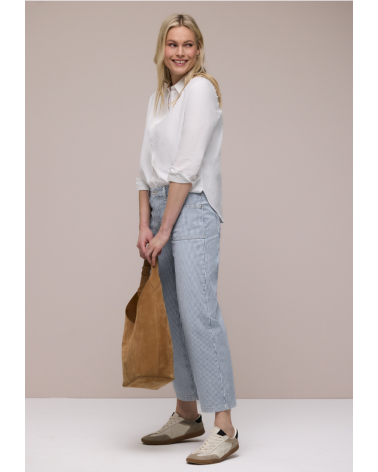 PANTALÓN DENIM DE RAYAS STREET ONE