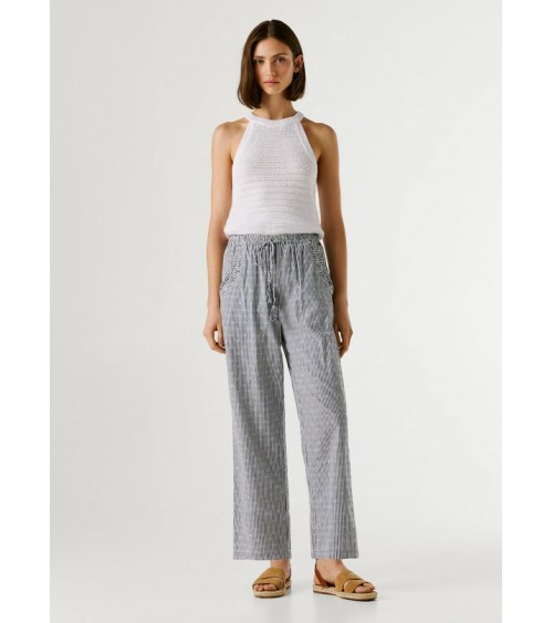 PANTALÓN CLARIBEL DE RAYAS PEPE JEANS