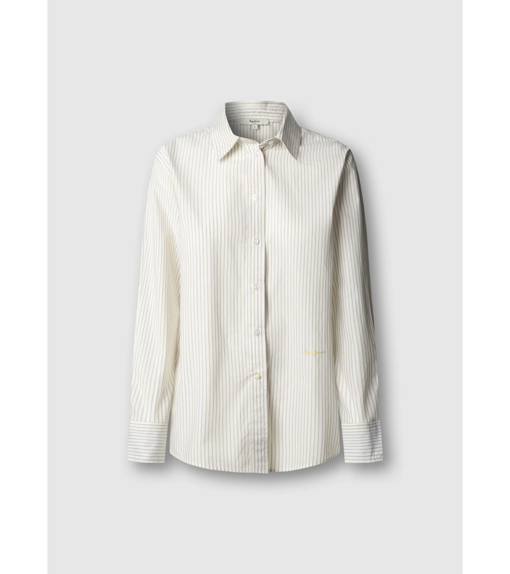 CAMISA BAVI DE RAYAS EN TONOS AMARILLOS PEPE JEANS