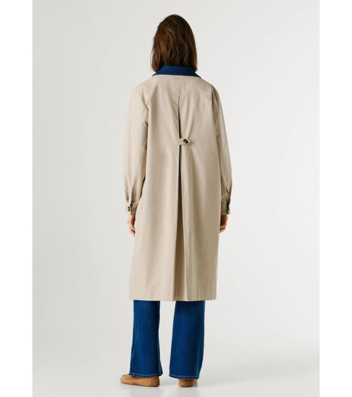 GABARDINA FIONNA CUELLO DENIM DE PEPE JEANS