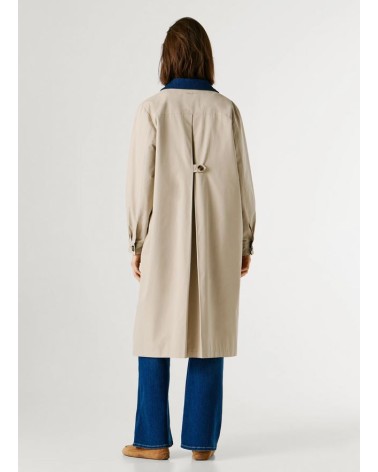 GABARDINA FIONNA CUELLO DENIM DE PEPE JEANS