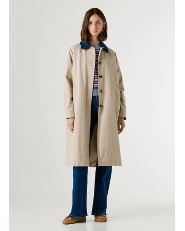 GABARDINA FIONNA CUELLO DENIM DE PEPE JEANS
