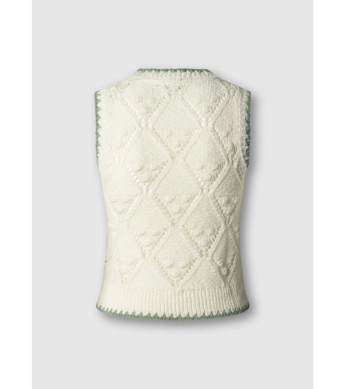 CHALECO KAIRA DE PUNTO CALADO PEPE JEANS
