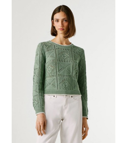 JERSEY DE ALGODÓN CALADO PEPE JEANS