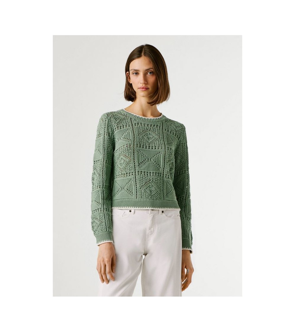 JERSEY DE ALGODÓN CALADO PEPE JEANS