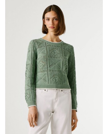 JERSEY DE ALGODÓN CALADO PEPE JEANS