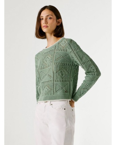 JERSEY DE ALGODÓN CALADO PEPE JEANS