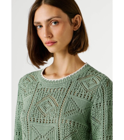 JERSEY DE ALGODÓN CALADO PEPE JEANS