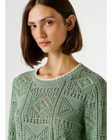 JERSEY DE ALGODÓN CALADO PEPE JEANS