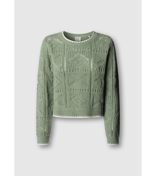 JERSEY DE ALGODÓN CALADO PEPE JEANS