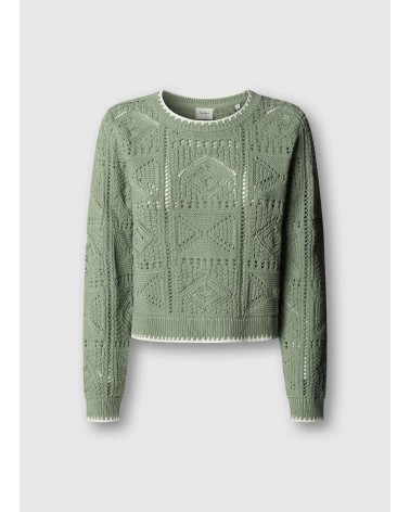 JERSEY DE ALGODÓN CALADO PEPE JEANS