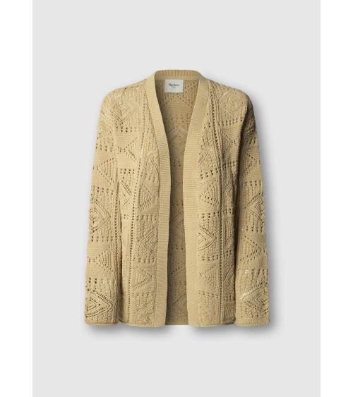 CHAQUETA CARDIGAN DE PUNTO CALADO PEPE JEANS