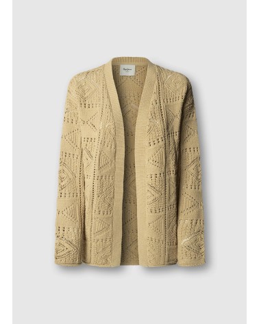 CHAQUETA CARDIGAN DE PUNTO CALADO PEPE JEANS