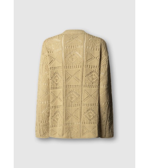 CHAQUETA CARDIGAN DE PUNTO CALADO PEPE JEANS