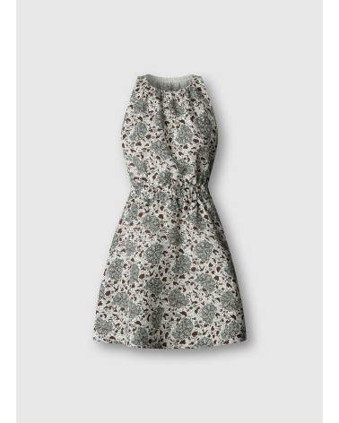 VESTIDO CORA ESTAMPADO EN MEZCLA DE LINO PEPE JEANS