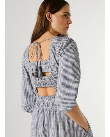 VESTIDO DE ALGODÓN ESPALDA ESCOTADA PEPE JEANS