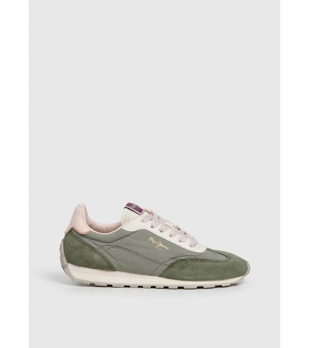 ZAPATILLAS JANE EN VERDE Y ROSA PEPE JEANS