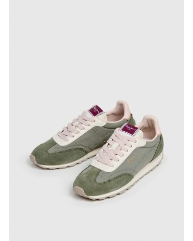 ZAPATILLAS JANE EN VERDE Y ROSA PEPE JEANS