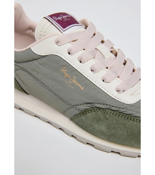 ZAPATILLAS JANE EN VERDE Y ROSA PEPE JEANS