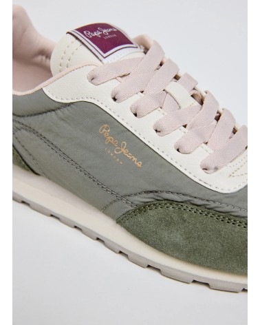 ZAPATILLAS JANE EN VERDE Y ROSA PEPE JEANS