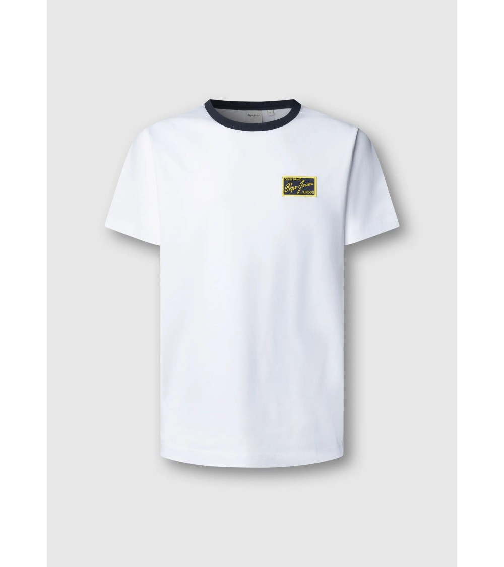 CAMISETA BÁSICA CUELLO A CONTRASTE PEPE JEANS