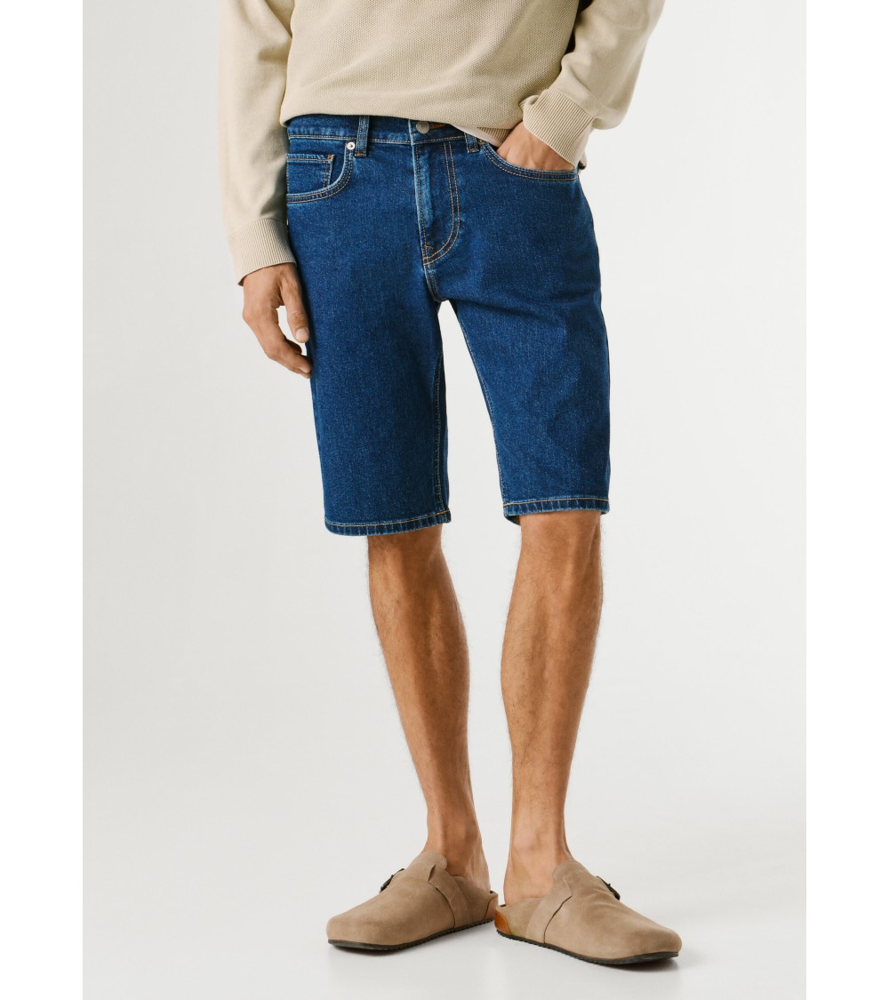 PANTALÓN CORTO VAQUERO CORTE RECTO PEPE JEANS